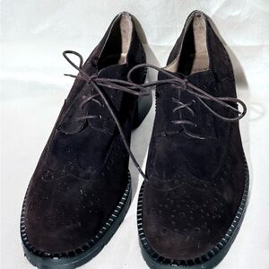 Stuart Weitzman Brown Suede Dress Shoes